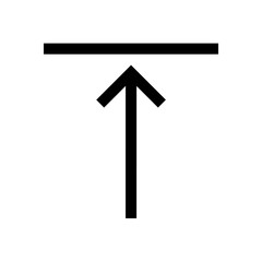 Arrow mini line, icon