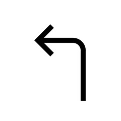 Arrow mini line, icon