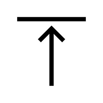 Arrow mini line, icon