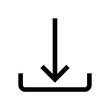 Arrow mini line, icon