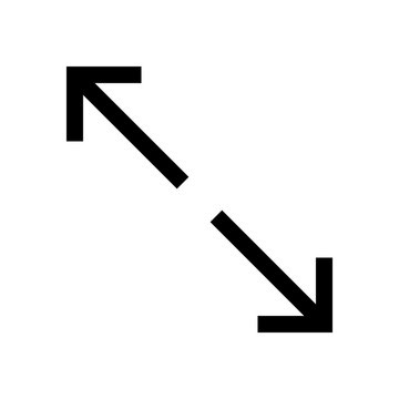 Arrow mini line, icon