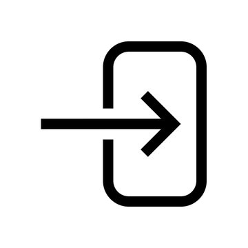 Arrow mini line, icon
