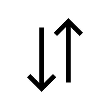 Arrow mini line, icon
