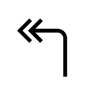 Arrow mini line, icon