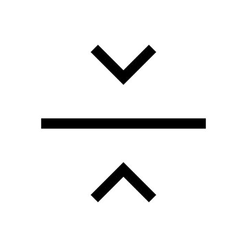 Arrow mini line, icon