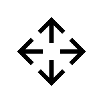 Arrow mini line, icon