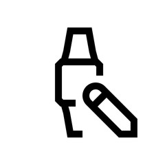 Smart watch mini line, icon