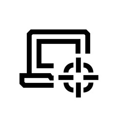 Computer mini line, icon