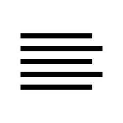 Paragraph format mini line, icon