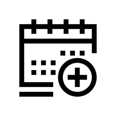 Obraz premium Calendar mini line, icon