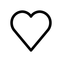 Heart mini line, icon
