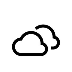 Weather condition mini line, icon