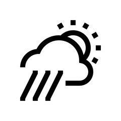 Weather condition mini line, icon