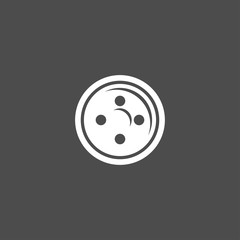 button vector icon