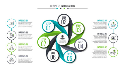 Creative concept for infographic.