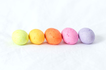 Colorful easter eggs