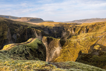 Island - Moos Landschaft zwischen Jökulsarlon und Vik - Fjadrargljufur 