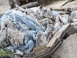 Environmental problem. Wastes which contaminate soils