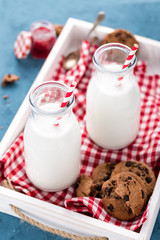 Drinking yogurt in bottles