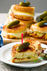 dill pickle bacon grilled cheese
