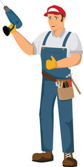 Handyman repairman worker 