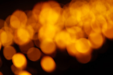 Fototapeta premium Blurred lights with bokeh effect