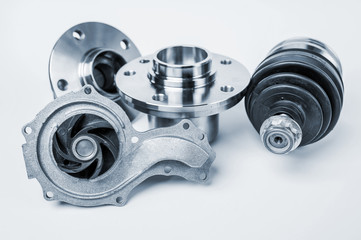 Obraz premium Bearing for car on white background