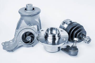Bearing for car on white background