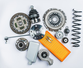 Bearing for car on white background