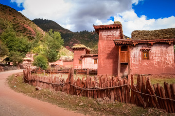 Traditional tibetan home