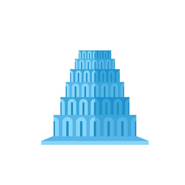 Tower of Babel vector icon
