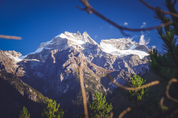 Alpine landscape of Tibet