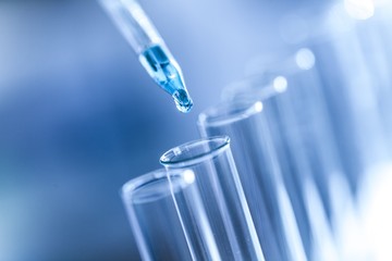 Pipette and test tubes.