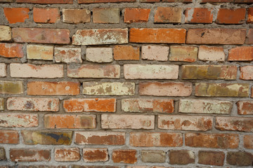Naklejka premium the old brick wall