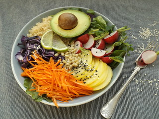 Vegetarian buddha bowl