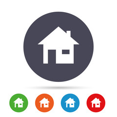 Home sign icon. Main page button. Navigation.