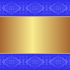 golden background with decorative pattern