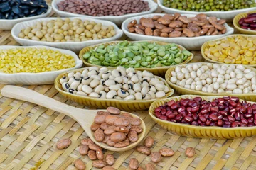 Foto op Canvas Prepared multicolor dired legumes for cooking © peangdao