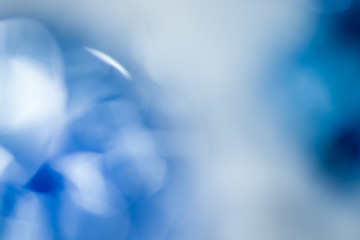 Lights on blue background. colorful twinkling lights bokeh light background