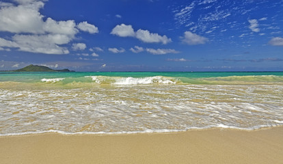 Kailua Bay beach and shore off KMCAS Hawaii