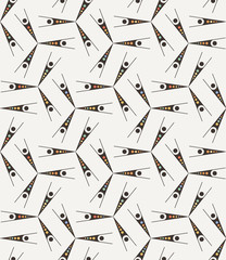 Seamless geometric triangle pattern.