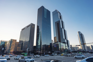 Fototapeta na wymiar Samseong-dong Street Scenery