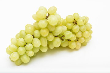 White grapes on white