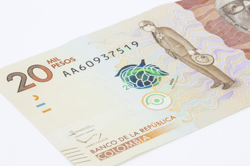 Twenty Thousand Colombian Pesos Bill Issued on 2016