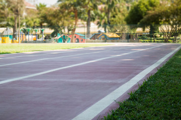 Old Running Track in School