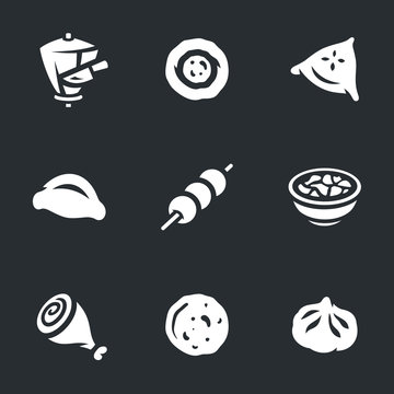 Vector Set of Food Icons.