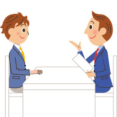 男子先生と生徒