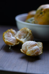 The tangerines