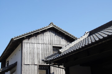 Fototapeta na wymiar 日本家屋の倉庫