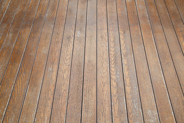 Perspective wooden floor texture